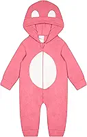 Fantoni Macacão de Soft para Bebê Menina Pijama com Capuz Inverno Tamanhos P ao 3