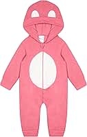 Fantoni Macacão de Soft para Bebê Menina Pijama com Capuz Inverno Tamanhos P ao 3