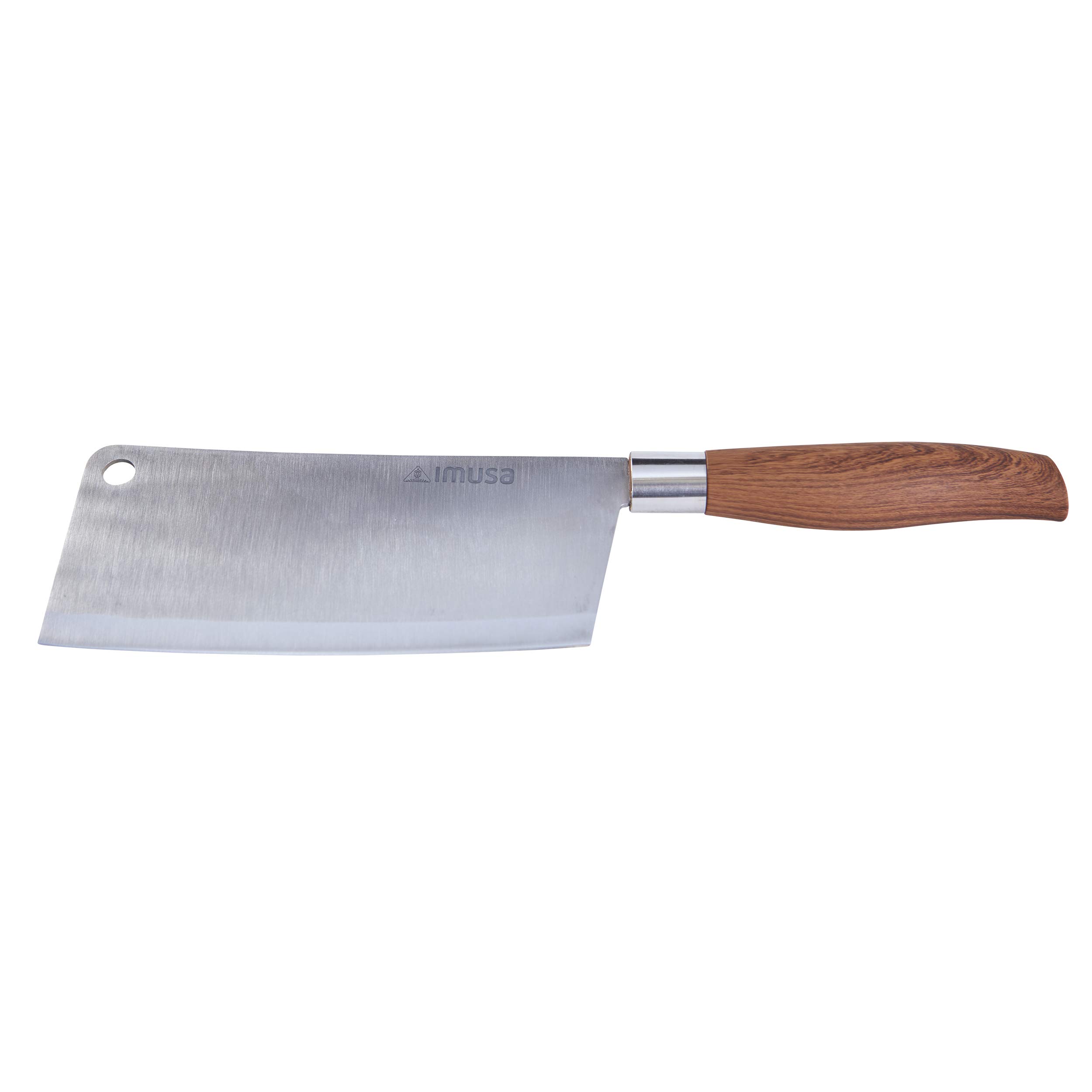 IMUSA USA Woodlook IMU-73053 5.5" Stainless Steel Cleaver Handle