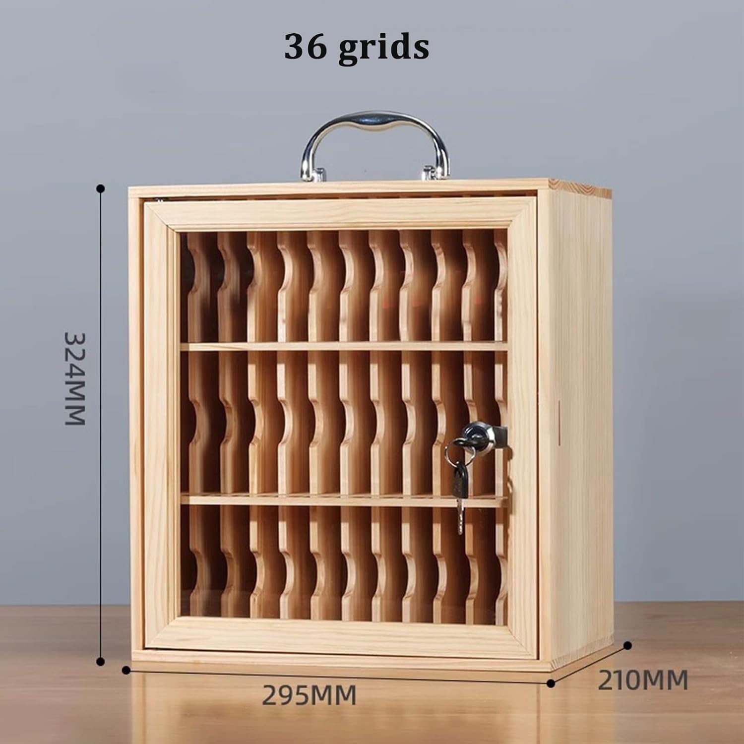 Mobile Phone Locker - Wall-Mounted Cell Phone Cabinet for Schools and Employees, Organized Cell Phone Storage Solution, Durable Design for Convenient Use,36
