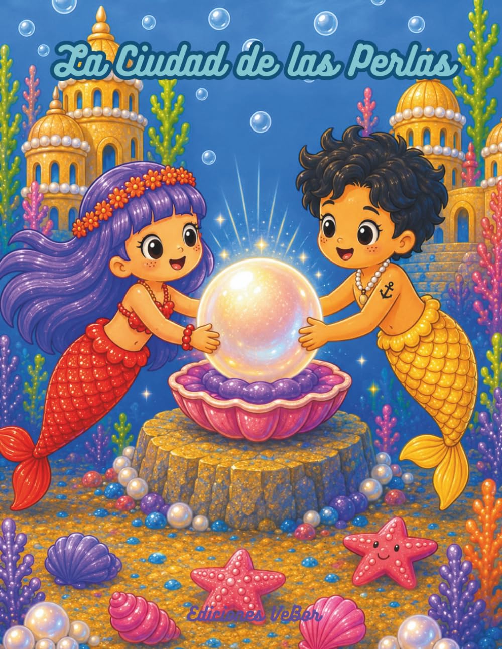 La Ciudad de las Perlas: Edición ilustrada a color (Mi Libro de Sirenas y Amigos del Mar)