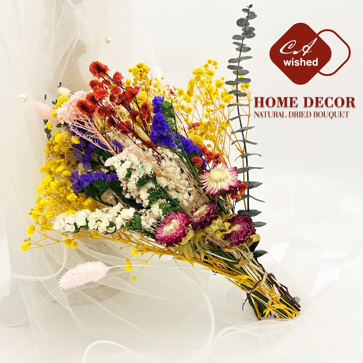 Flores Secas Naturales y Preservadas Conjunto de 32 Pcs para Decoracion Ramos de Flores Secas DIY Manualidades Arreglos Florales de Boda y Decoracion del Hogar