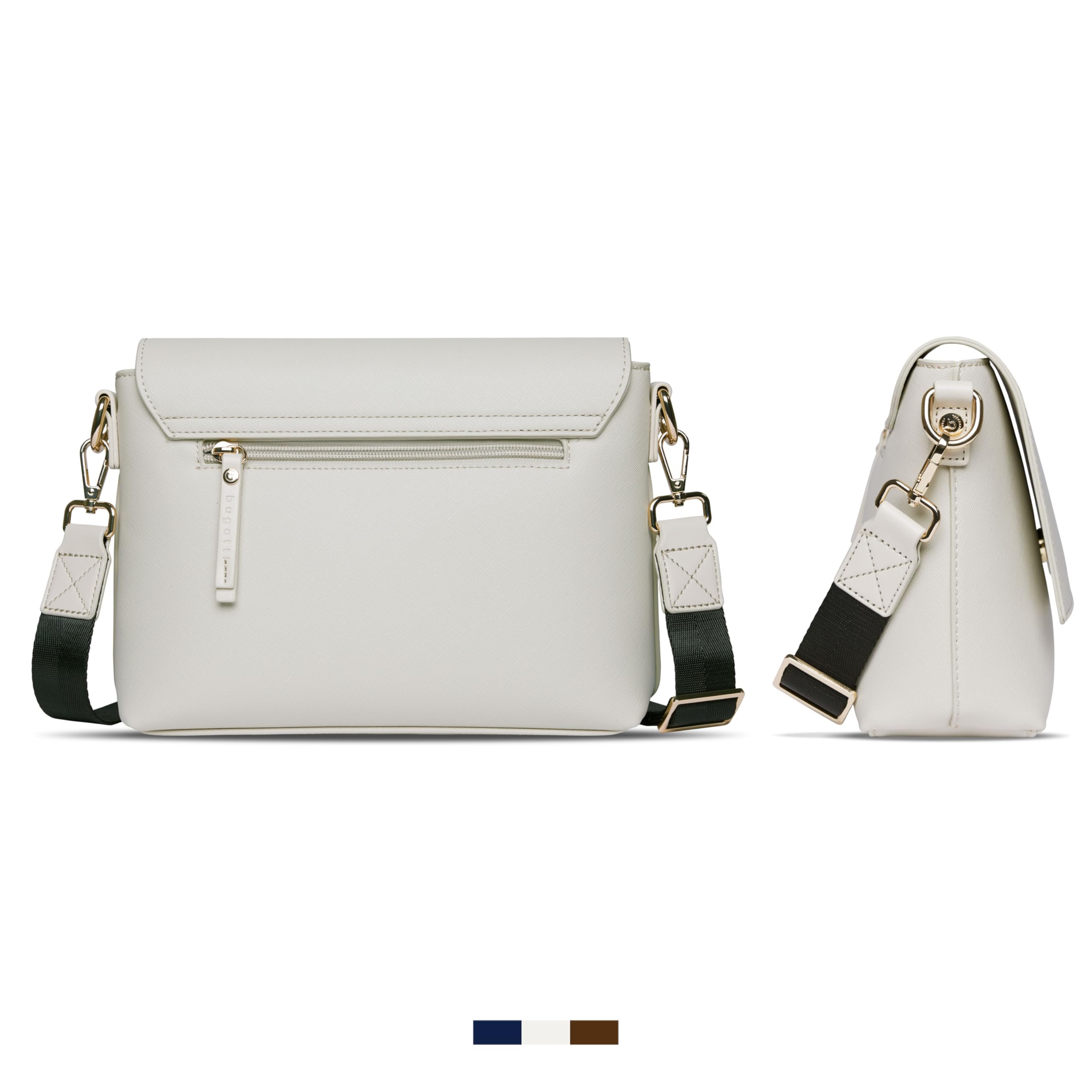 bugatti Ella Schultertasche für Damen, Frauen-Umhängetasche