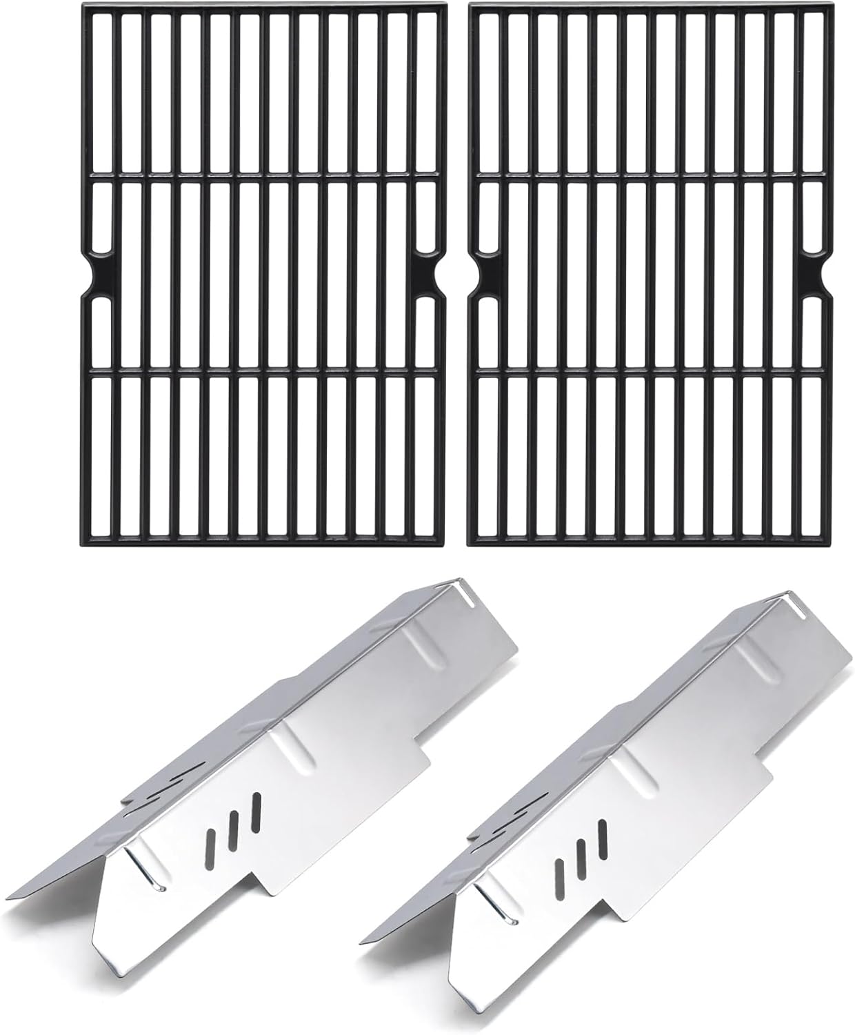 Adviace Grill Replacement Parts for Dyna Glo DGF350CSP DGF350CSP-D 2 Burner Grill Models, Replacement for Dyna Glo DGF350CSP Heat Tent Heat Shield, for Dyna-Glo DGF350CSP Grates