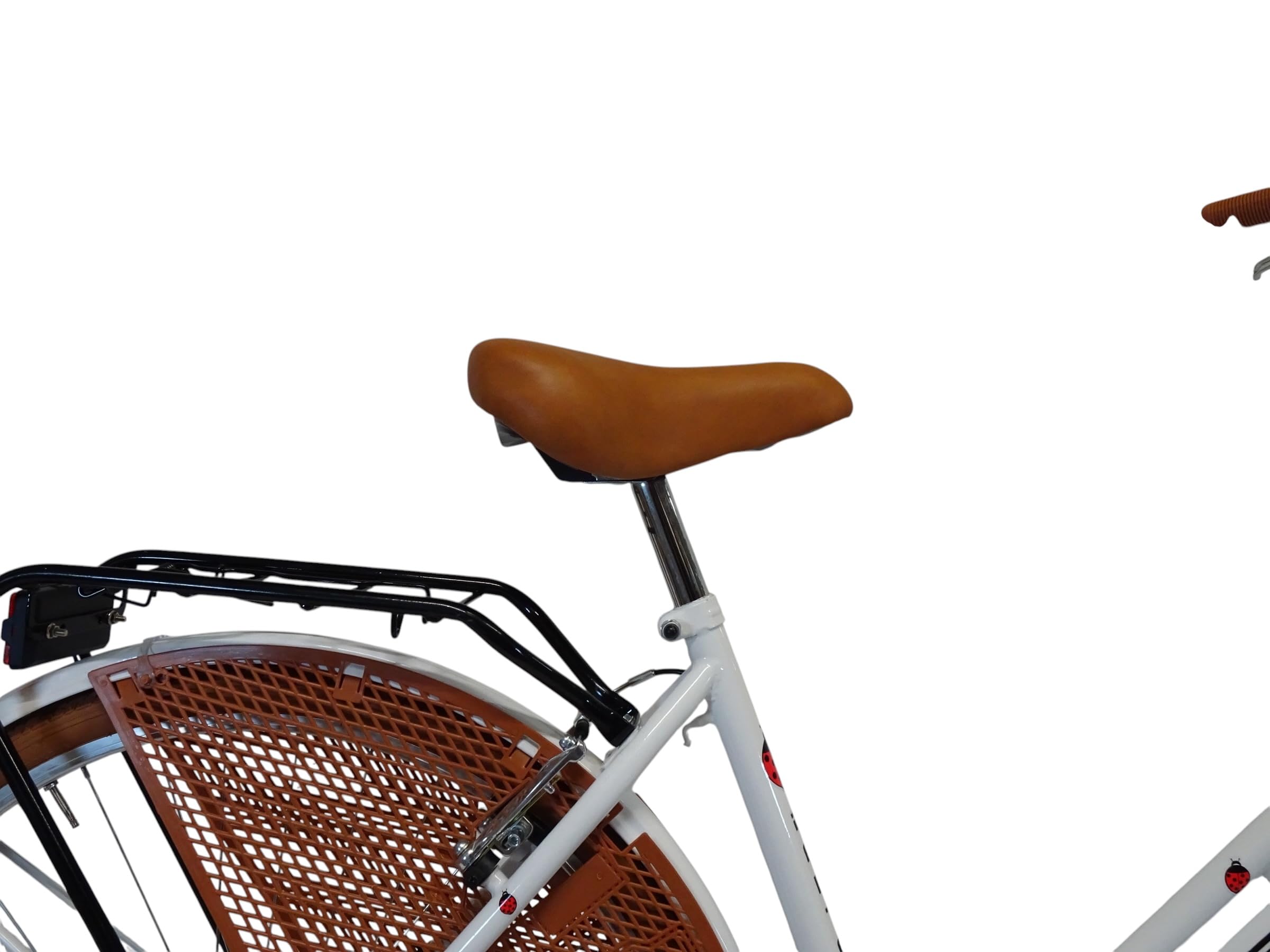 Bicicletta donna da città per passeggio Olanda 26, classica stile retrò ad una velocità, con particolati miele