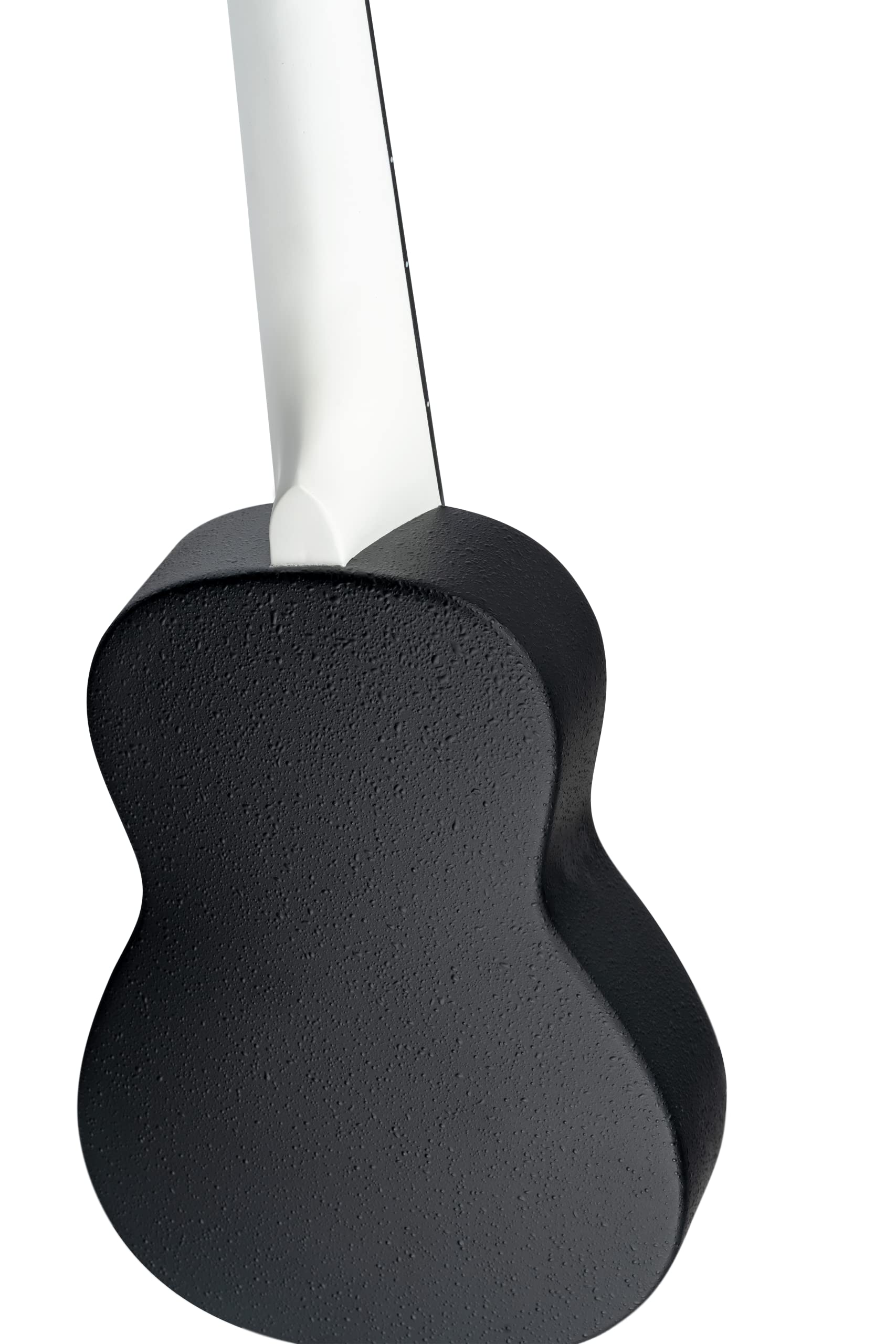 Ortega Guitars Ukelele Soprano blanco - Keiki K2 - Kit de inicio incluye afinador, correa, 5 púas medianas y bolsa de dibujo - pastel/tomatillo (K2-SCL)