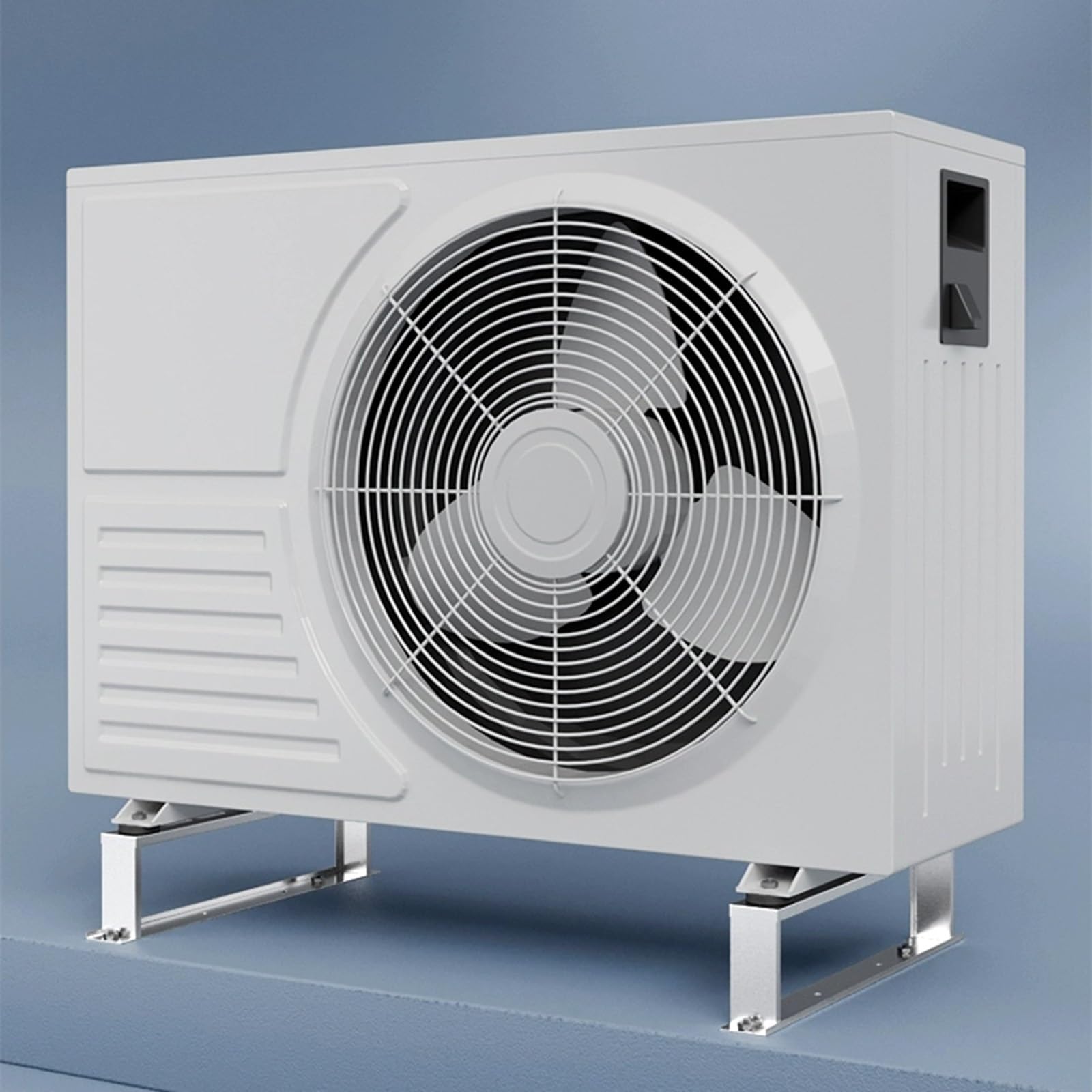 Staffe Condizionatore Esterno, Supporto da Terra per Condizionatori Mini Split, Base In Acciaio Inox per Condizionatori da 1 a 5 Unità, Portata 200 Kg(50cm/20in)