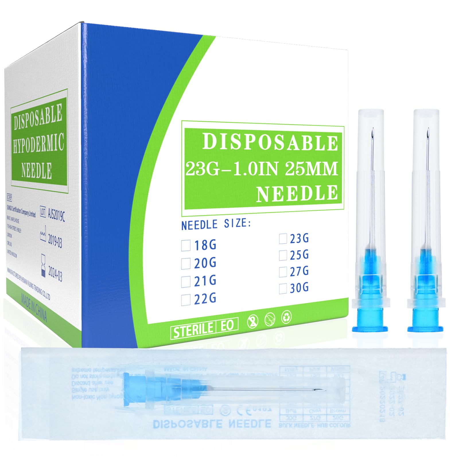 100 Pack Science Lab Sample Dispense Accessories with Storage Caps, Individually Packaged for Dispensing, DIY Crafts, Oil Refilling, Feeding Pets, Scientific Labs, Glue Applicator. (23G-38MM)-picture-31