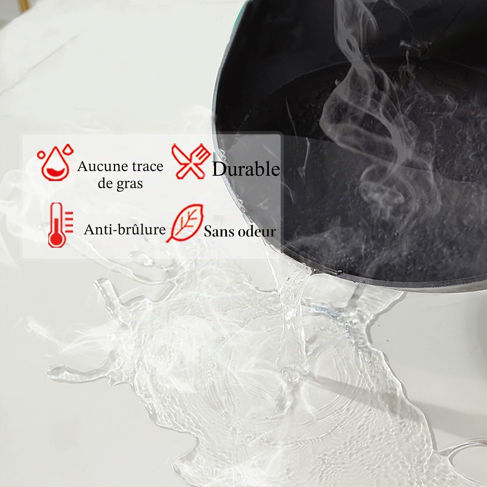 Nappe Ovale en Verre Souple en PVC,Nappe Transparente de 2 mm D'épaisseur,100% Étanche,Film de Protection pour Table Mat pour Marbre/Verre/Bois,Bordure Biseautée À 60° (76x120cm/30x47inch)