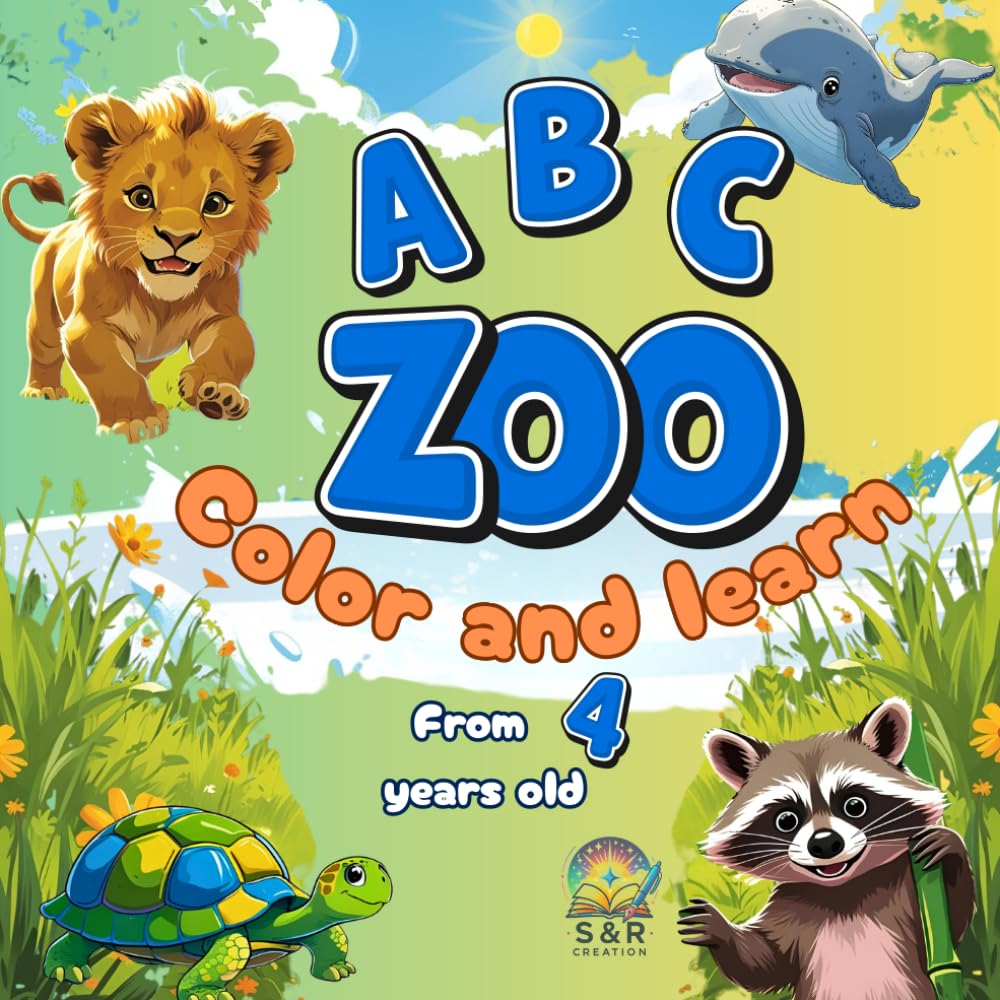 ABC ZOO: ABC Zoo Learn the Alphabet with Animals | A Coloring and Free Drawing Book for Toddlers and Preschool Kids