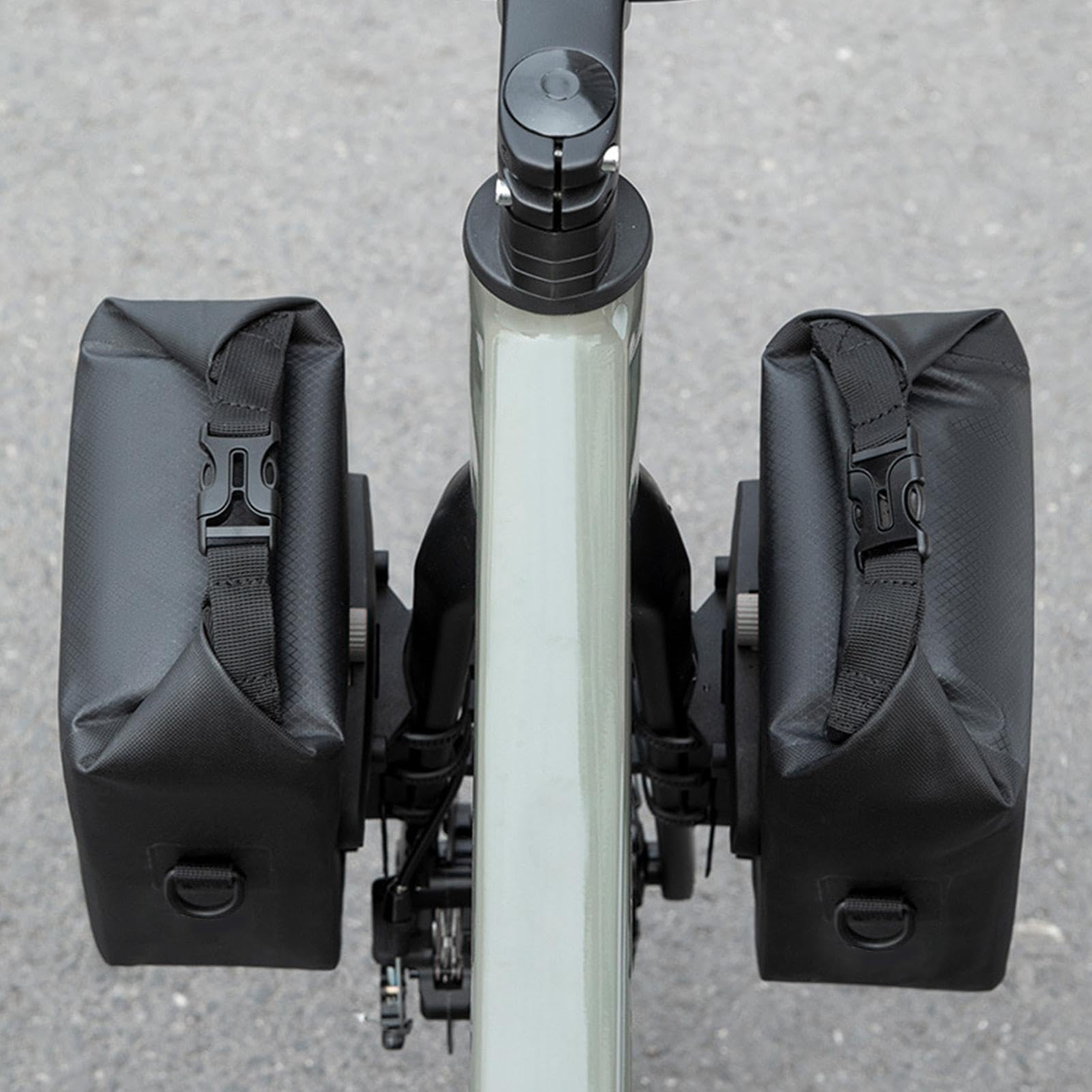 Borse Laterali Bici 5,5 L | Pannier da ciclismo Sgancio rapido striscia riflettente montaggio senza attrezzi per pendolarismo turismo ciclismo