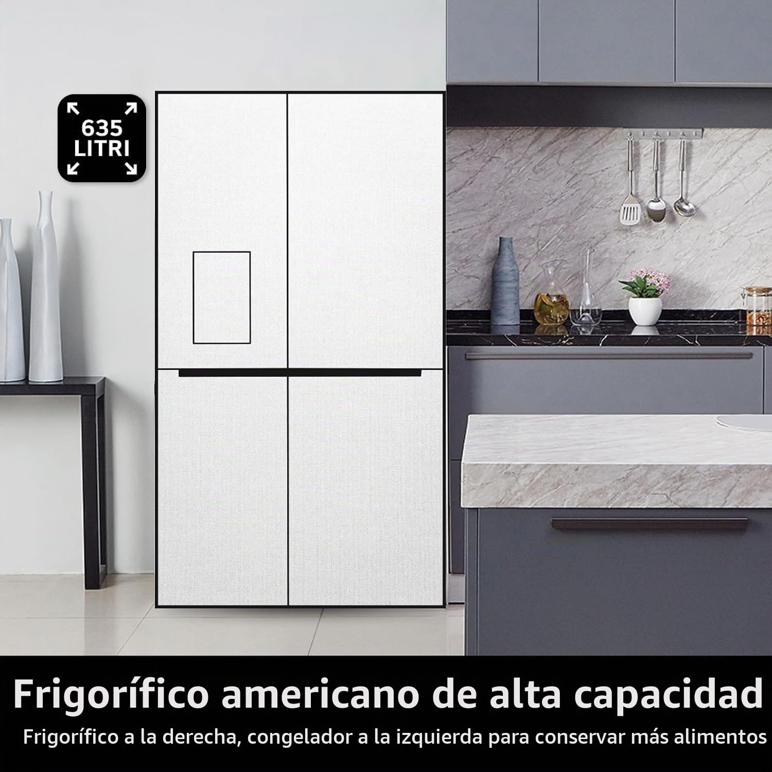 Frigorifero libera installazione Lg GSGV81EPLL InstaView