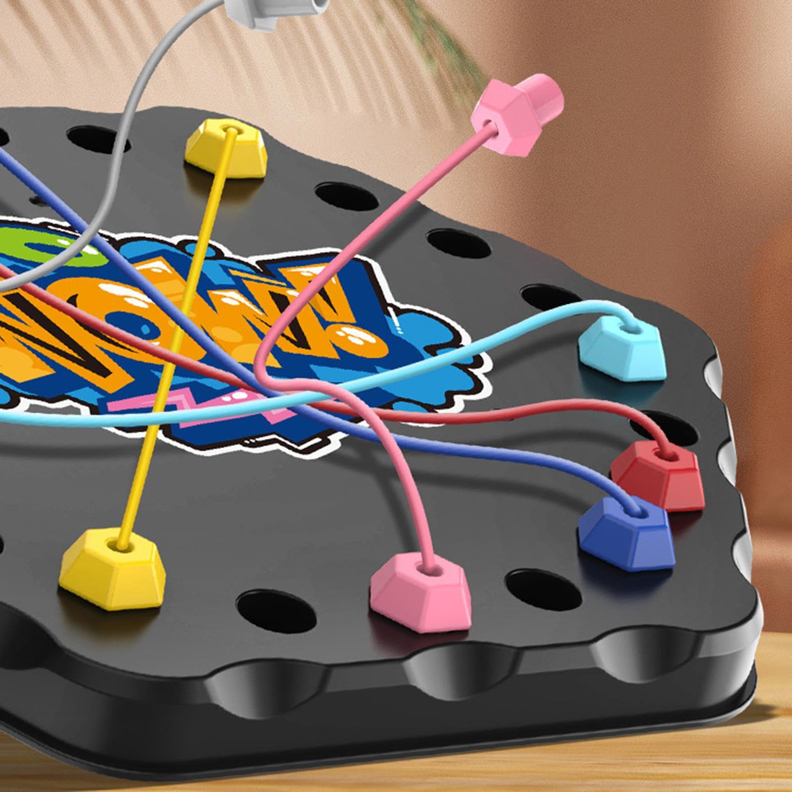 Juego De Cuerdas Enredadas Para Niños Y Adultos | Puzzle De Mesa Para Desatar Nudos | Juguete Educativo De Motricidad Fina Y Lógica Espacial | Ideal Para Viajes