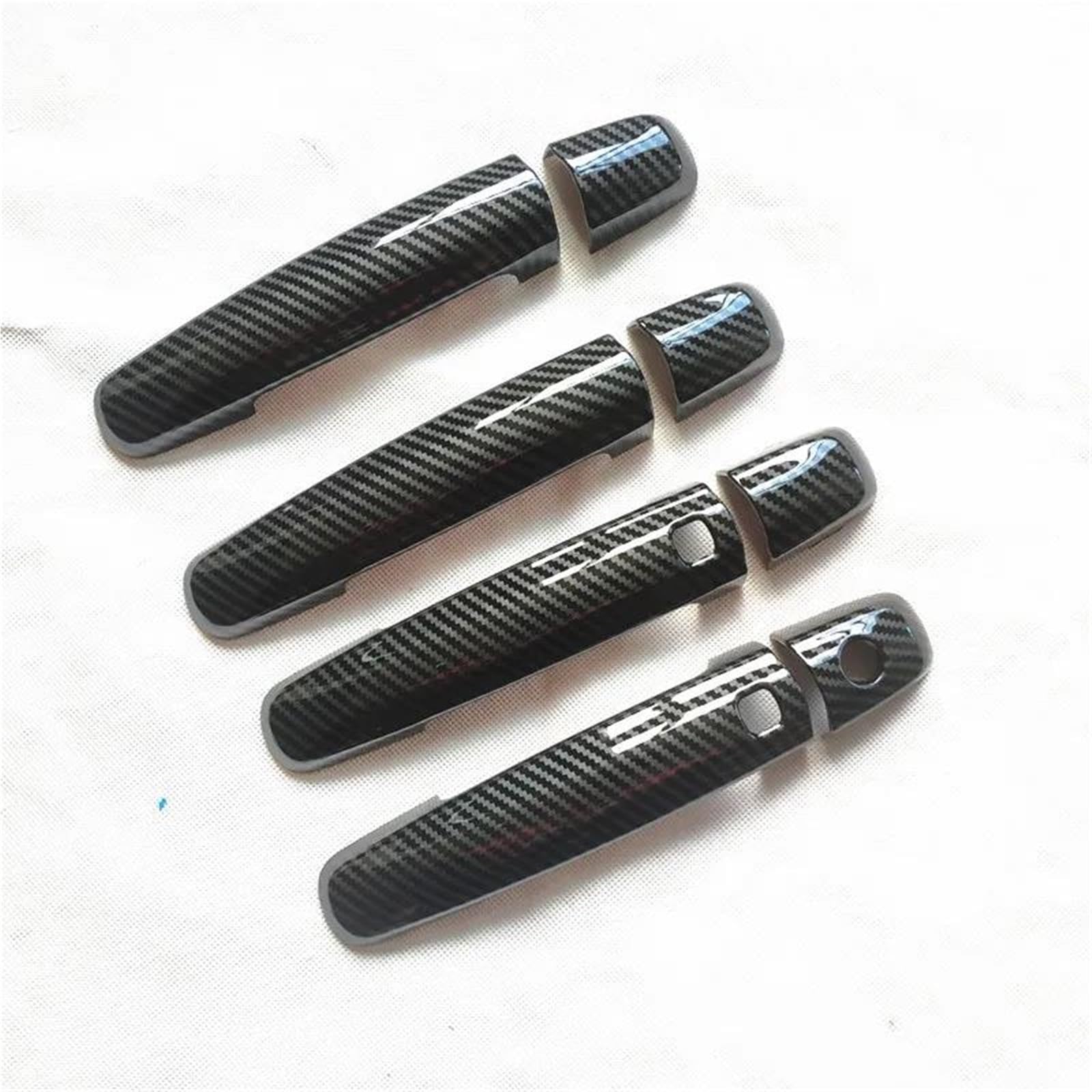 ZAPORA Car Door Handle Cover Trim Plastic Carbon Fiber Accessories for Suzuki for Swift for Sport RS MK2 2012-2015(C3)