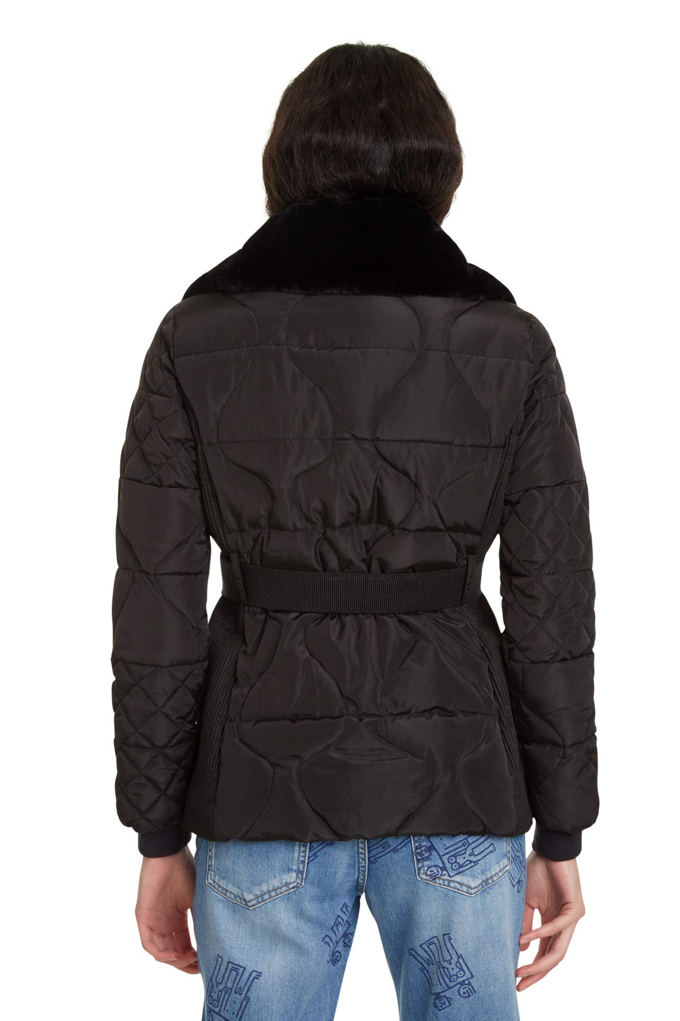 Desigual 19WWEWBP Chaqueta Abajo Mujeres Negro 38