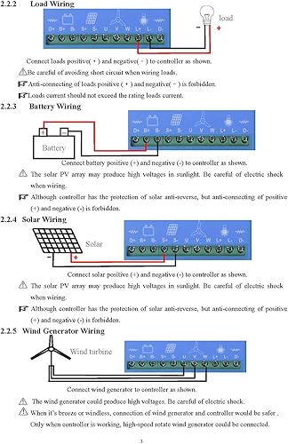 Miniatura 4 de HENGJINGTR 2000W-6000W con WiFi MPPT híbrido viento controlador de carga solar 12V 24V 48V regulador de turbina de viento regulador de carga solar