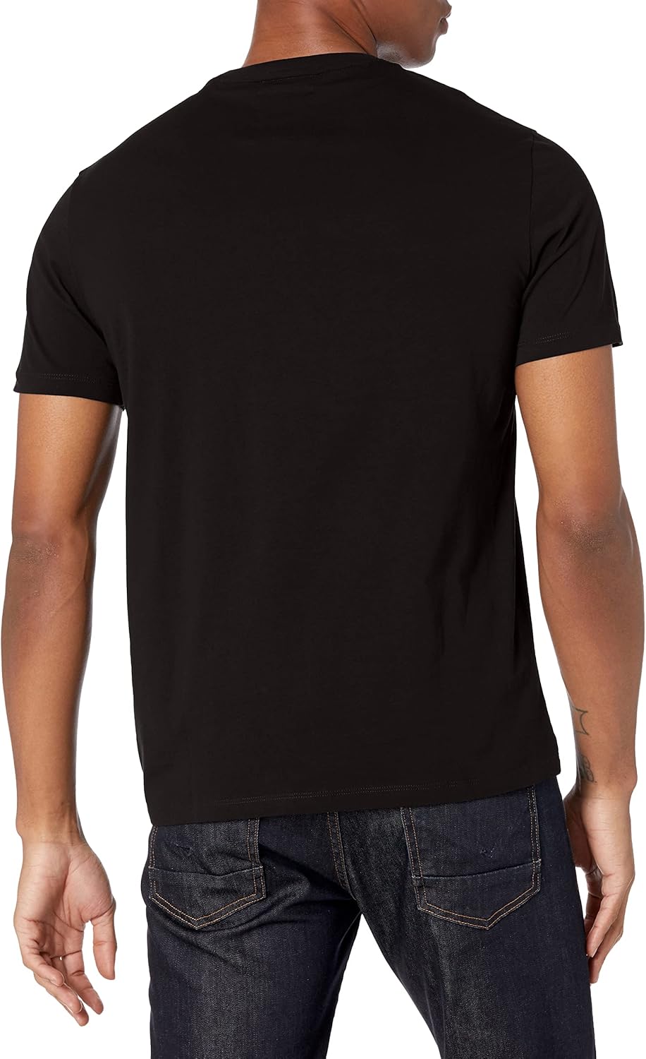 Armani Exchange Mens A|x Armani Exchange Short Sleeve Tonal Micro Icon Logo T-Shirt - Image 2
