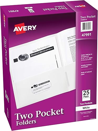 Avery - Carpetas de dos bolsillos Avery - Carpetas de dos bolsillos