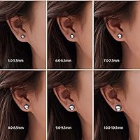 Vista 24 de YAMI Aretes de perlas negras, grises y blancas, perlas cultivadas reales, aretes de plata de ley 925 chapados en oro de 18 quilates, regalos