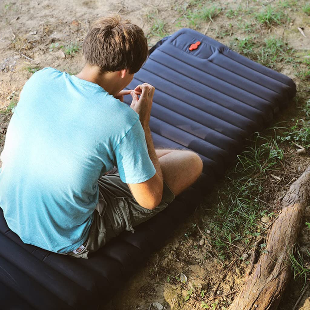 Colchoneta hinchable autoinflable, colchoneta de empalme, cama hinchable para playa, camping