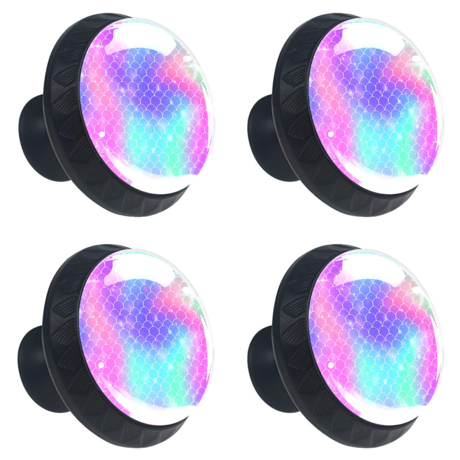 Boutons de placard écaille de sirène 30 mm pour donner du peps aux tiroirs de la chambre