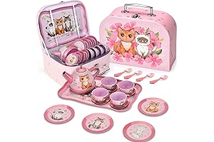 Cat Tea Party Set for Little Girls - Kitten Cafe