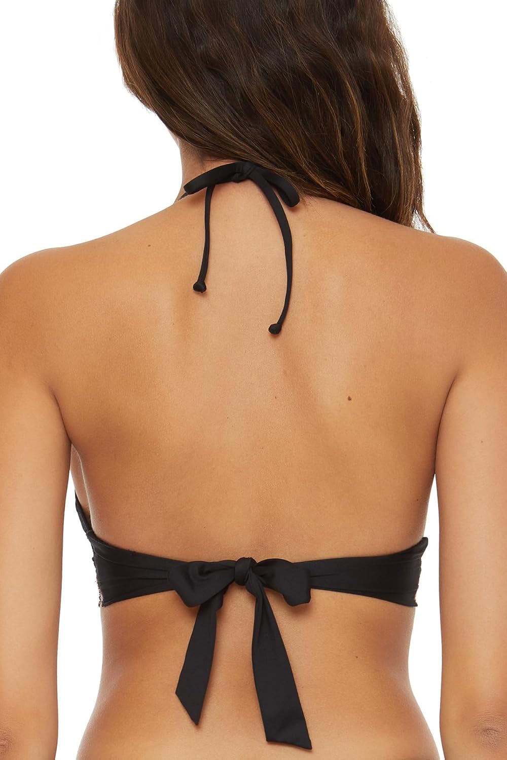 Becca Womens Layla Halter Bikini Top, Adjustable, Tie Back, Swimwear Separates for Women - Image 2