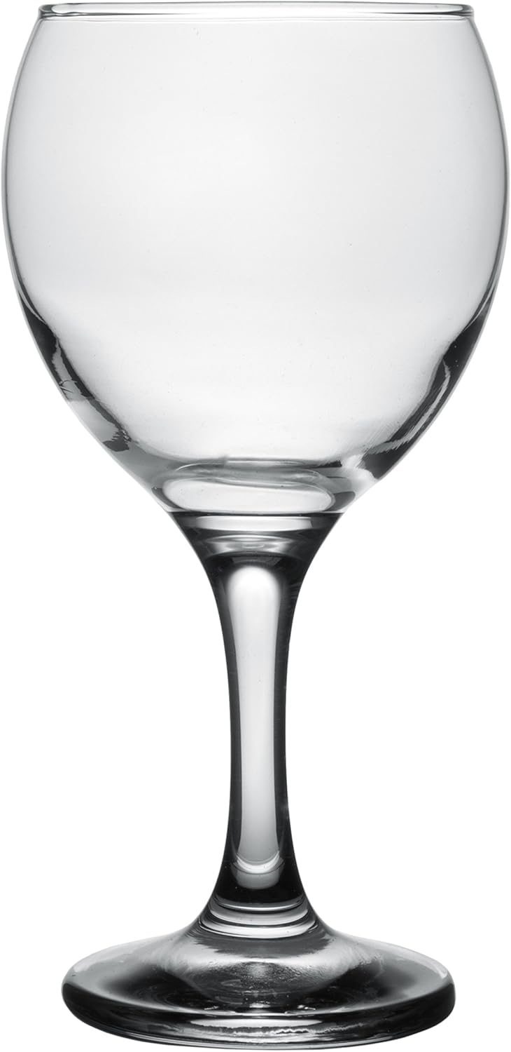 Red Co. Set of 4 Classic Glass 8.75 fl oz Stemmed All-Purpose White Wine Goblets, Clear - Image 5