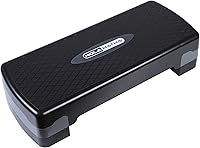 HolaHatha Compact Portable Aerobic Stepper Platform - Adjustable 4-6 Inch Height, Non-Slip Cardio Step for Home Gym Workouts