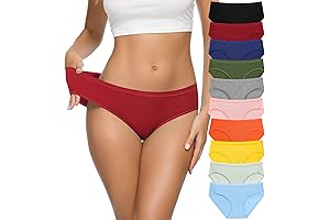 Cotton Panties for Women, High-Cut Coverage