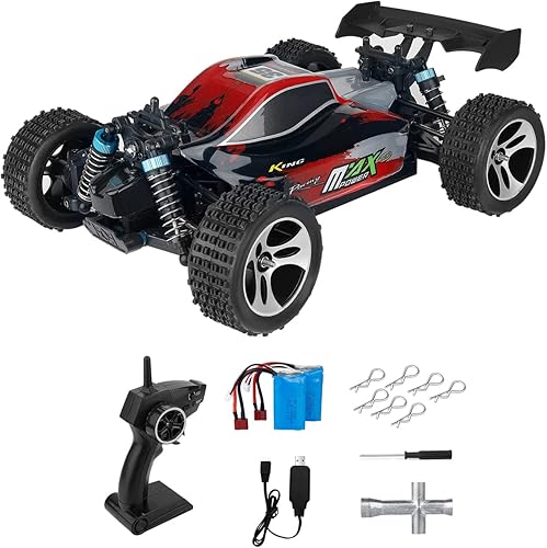 BFHB Auto RC todo terreno a escala 118 autos RC de alta velocidad para niños y adultos 249mih 4 WD 24 GHz todo terreno rápido RC juguete con 2
