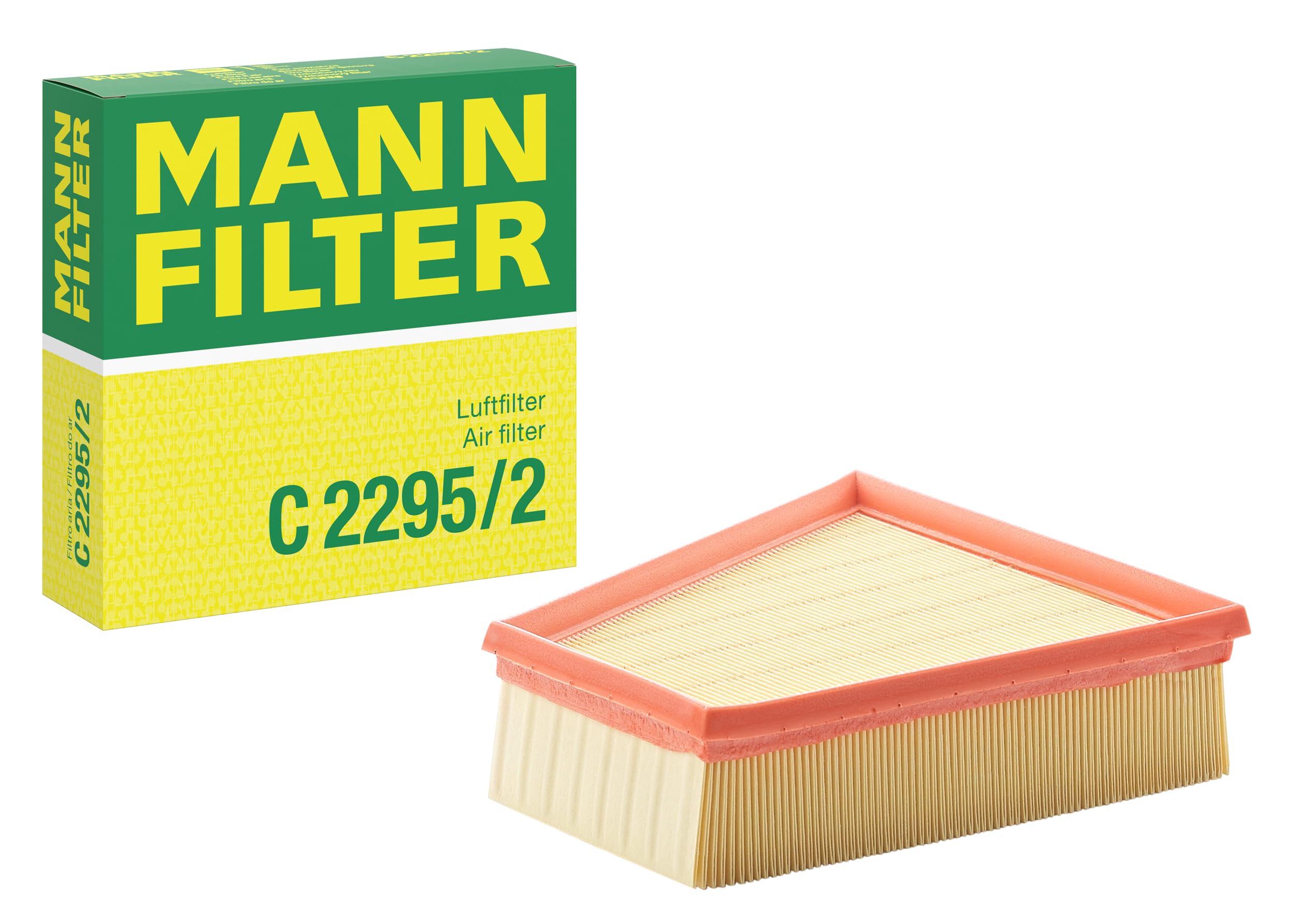 MANN-FILTER C 2295/2 Luftfilter - für Pkw + Transporter