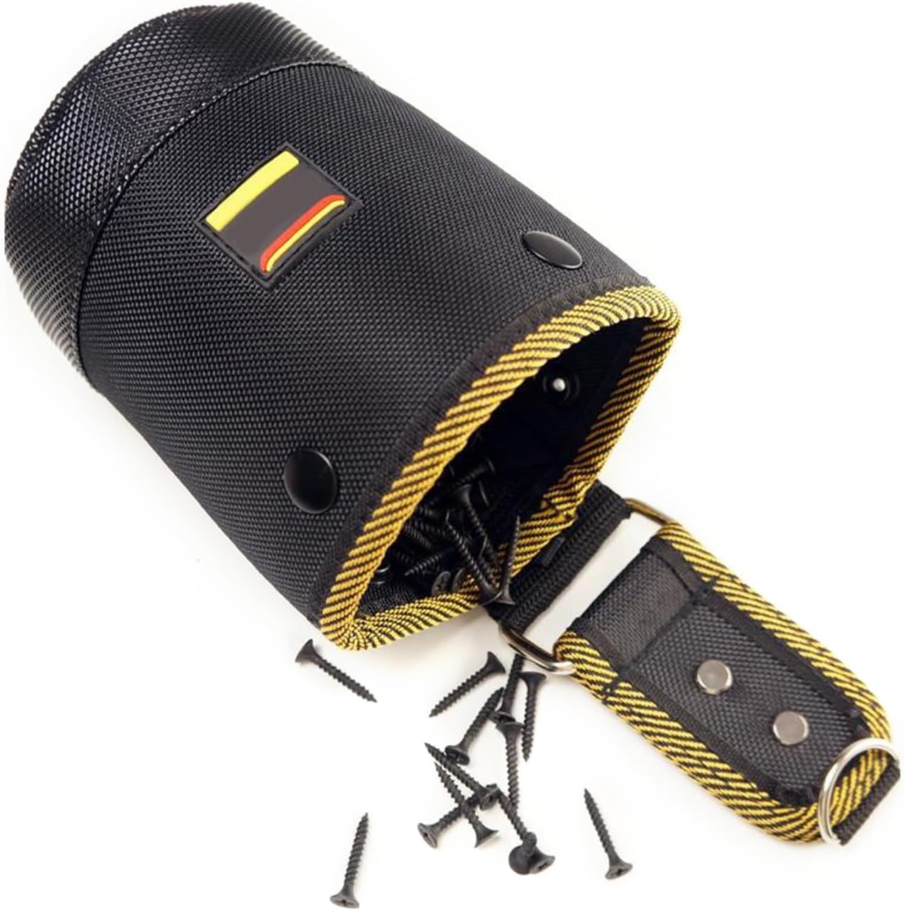 Nails Tool Bag Pouches Quick-Hanging Screws Storage for Electrician Plumber Carpenter Contractor Handy Man Pouch Belt Quick-Hanging Nail Easy to Use for Screws