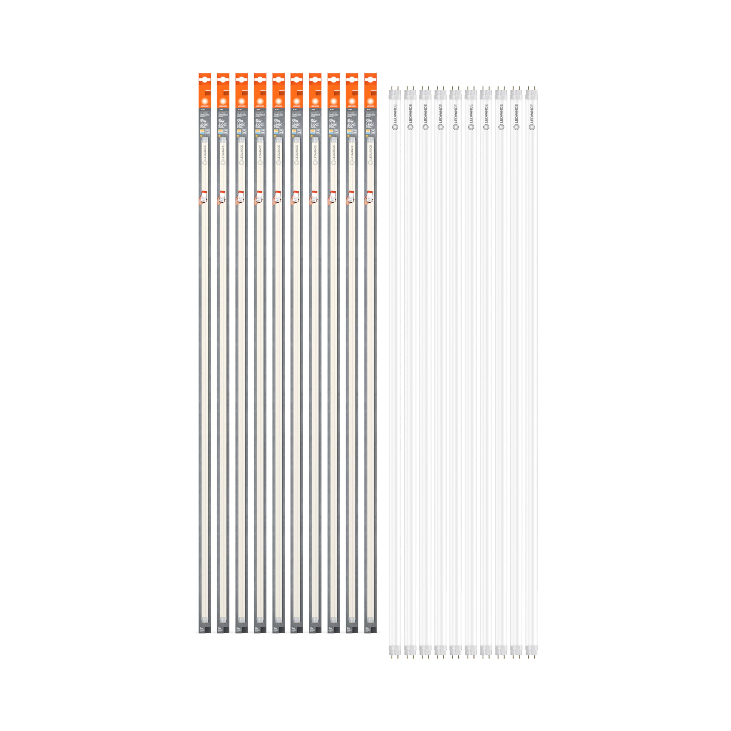 LEDVANCE Smarte LED-Röhre mit WiFi Technologie, 1200mm, 18W, Ersatz für konventionelle T8 Röhren mit G13 Sockel, Dimmbar,Lichtfarbe änderbar (2700-6500K), mit Alexa und Google Voice steuerbar,6er-Pack