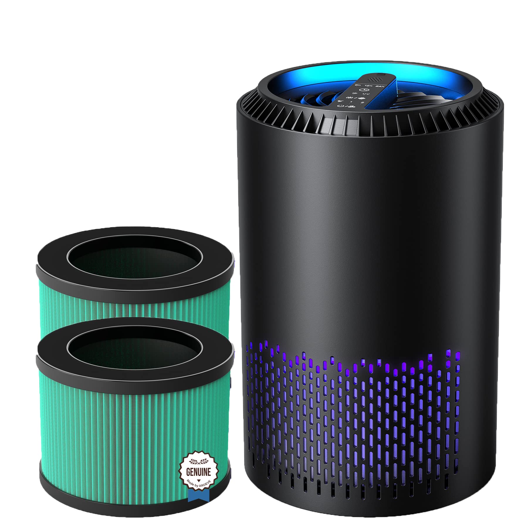 AROEVE Air Purifiers with 3 Filter 1 Basic Version 2 Pet Dander Version