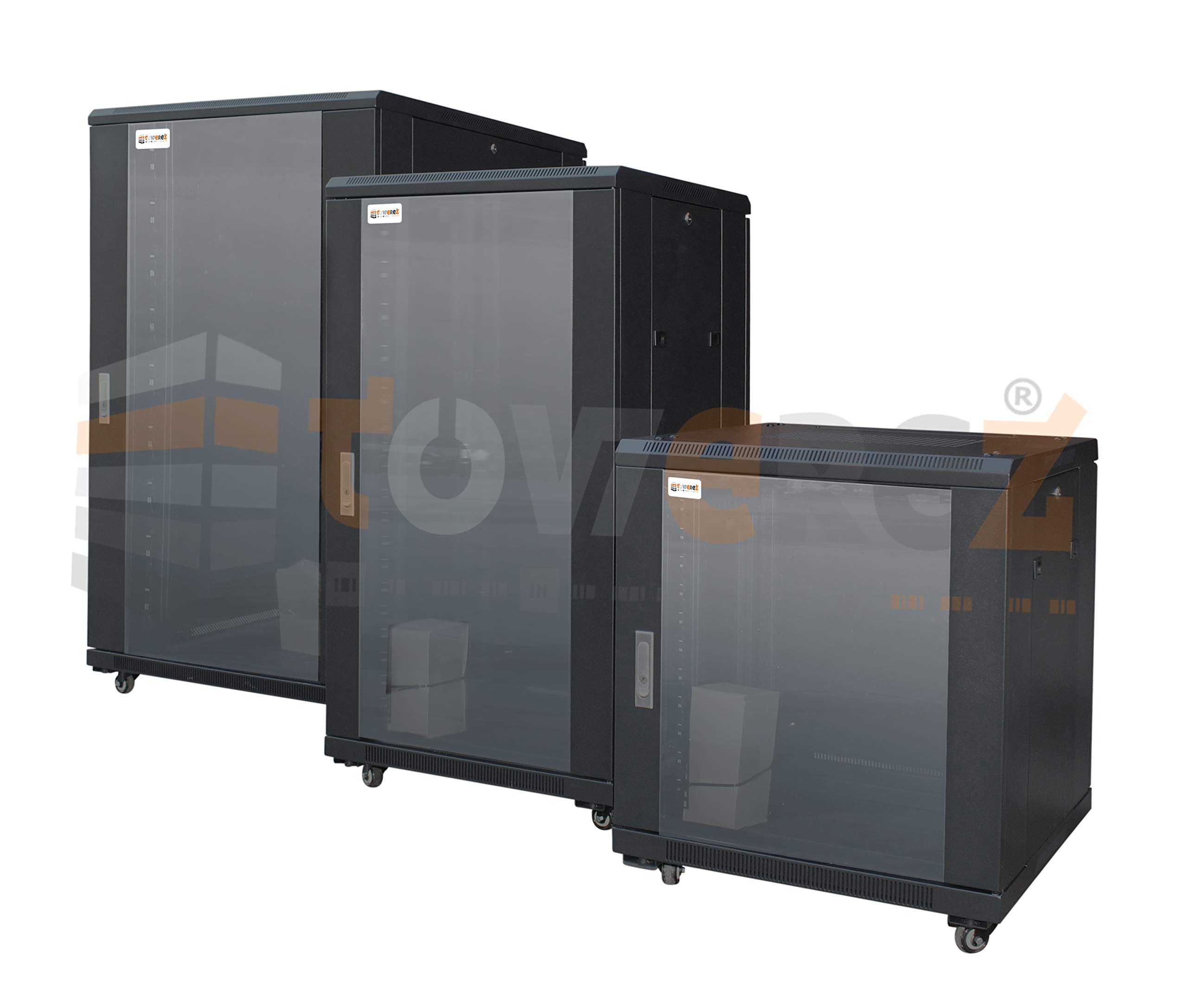 Prebuilt Free Standing Server Rack Cabinets 19 Inch Server Rack