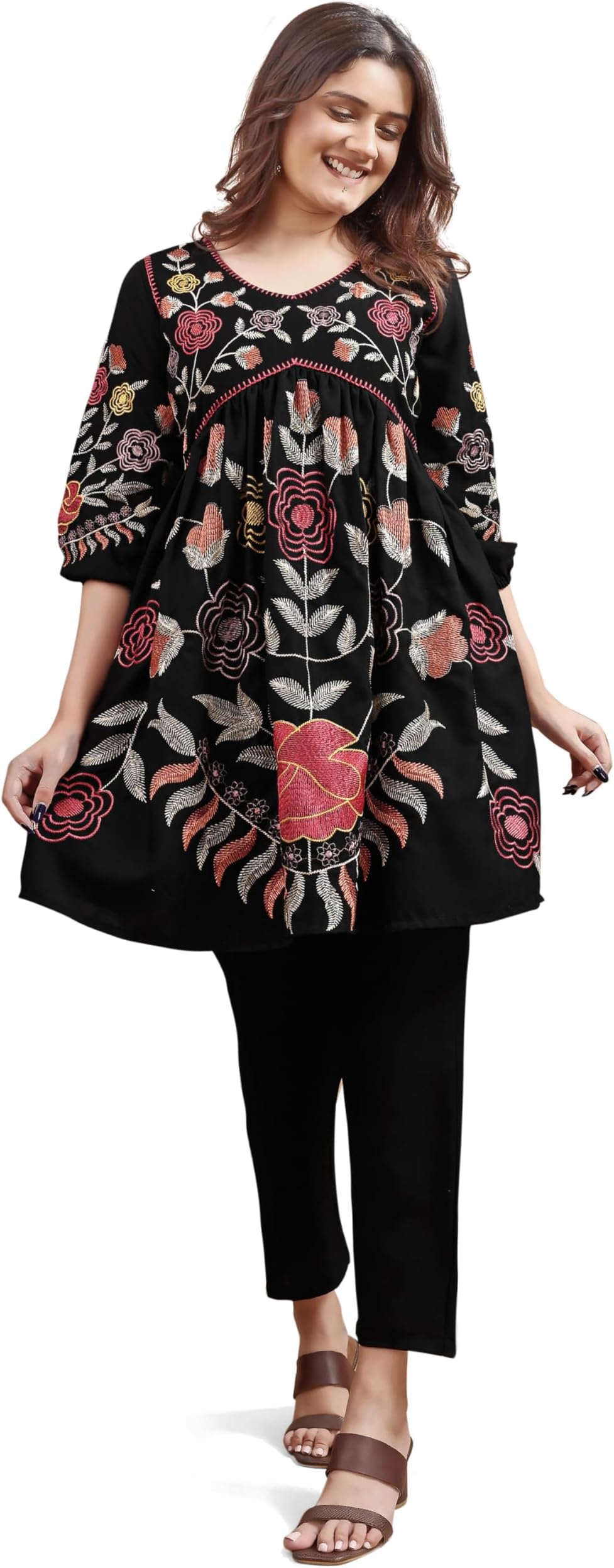 Womanista Women's Rayon Blend Solid Regular Co-ords Set