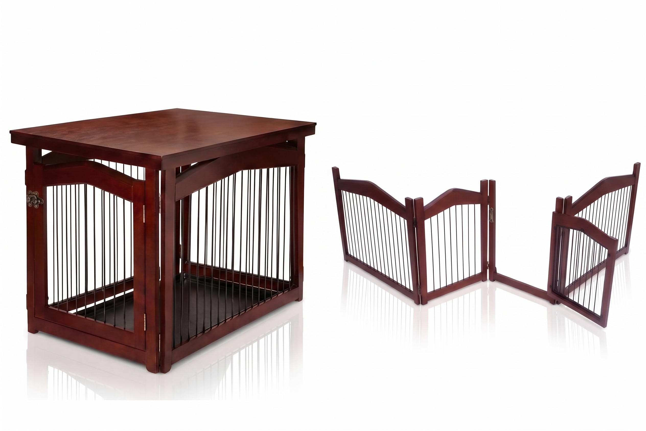 Amazon.com : Merry Pet 2-in-1 Configurable Pet Crate and Gate