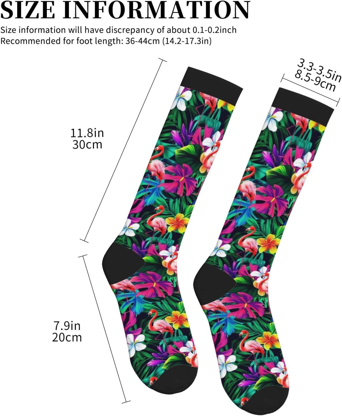 Compression Socks Calf Knee High Support Socks Novelty For Women Men Athletic Running Hiking Nurse - Image 5