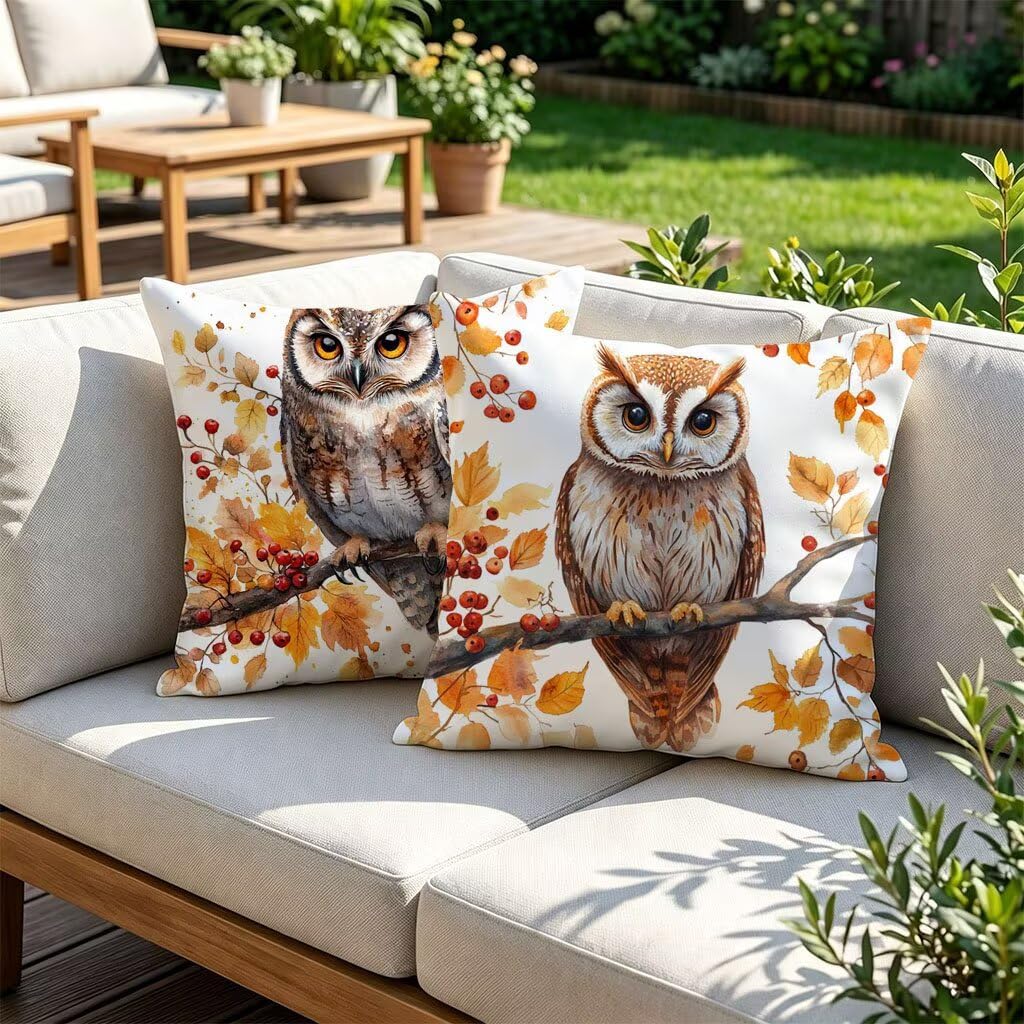 Decoración de terraza exterior con fundas de cojines 60x60 impermeables para sofás de jardín u-16 blancas