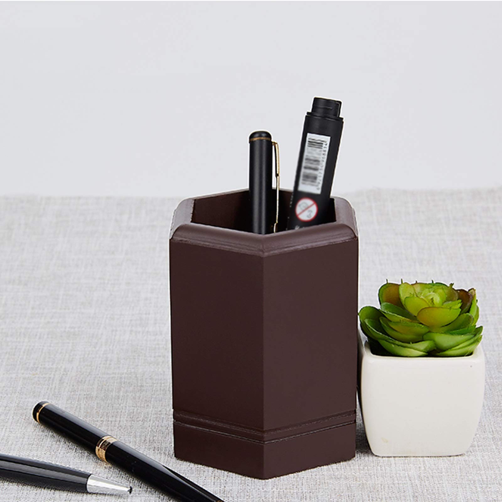 Porte Stylo Fashion Creative Desk Pen Pan Multi use Utilisez Centre-crayon Bureau Bureau Bureau Bureau Organisateur Conteneur de crayon utilisé pour l'école de bureau et la maison Porte-crayon de Bure
