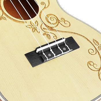 未使用品　HRICANE コンサート ウクレレ UK-23 Amazon.com: Hricane Concert Ukulele 23 Inch Spruce Flower