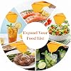 Exprimidor manual de cítricos Lusofie sin semillas, para limones, limas y naranjas 7