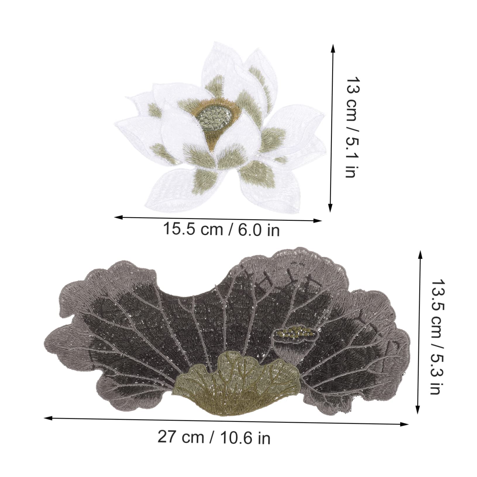 GALPADA 10pièces Patches Thermocollants Fleurs Brodées Appliques Pour Vêtements Décoration Et Réparation De Vêtements Et Chapeaux