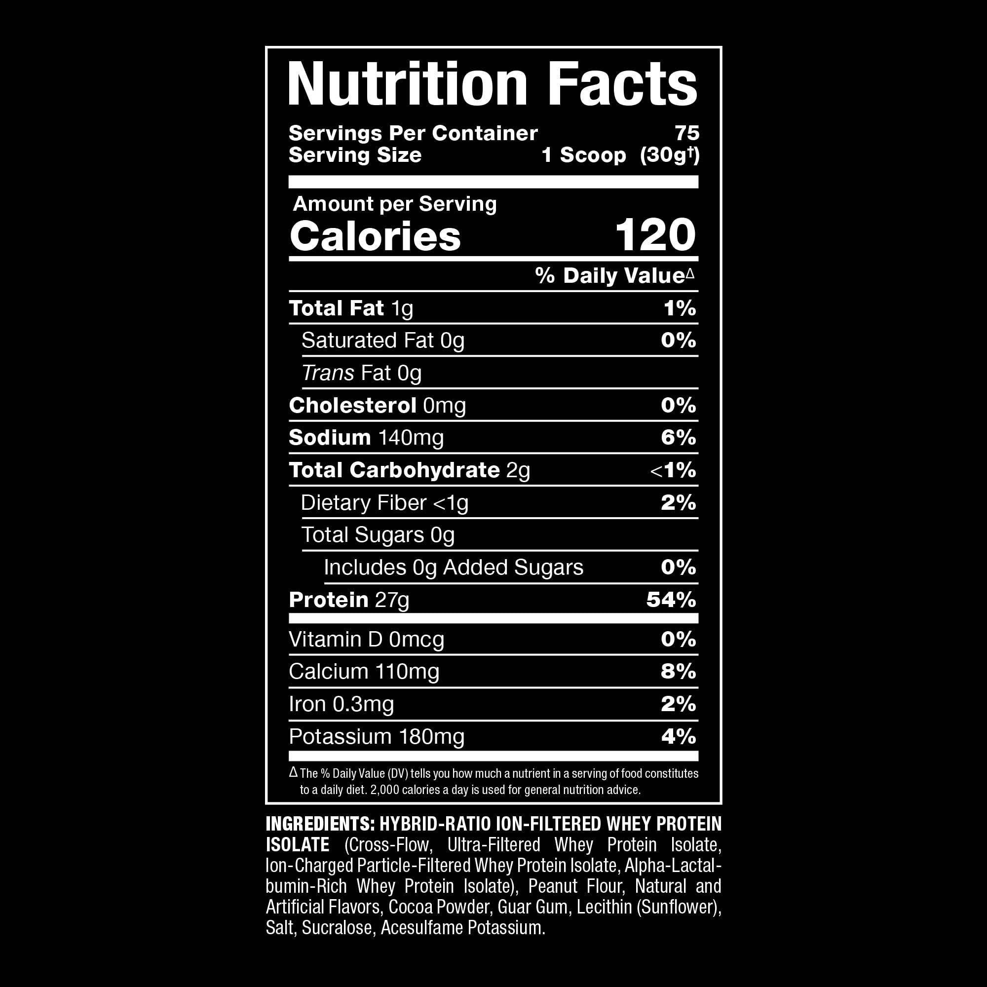 ALLMAX ISOFLEX Whey Protein Isolate, Chocolate Peanut Butter, 5 lb — Amazon image 7