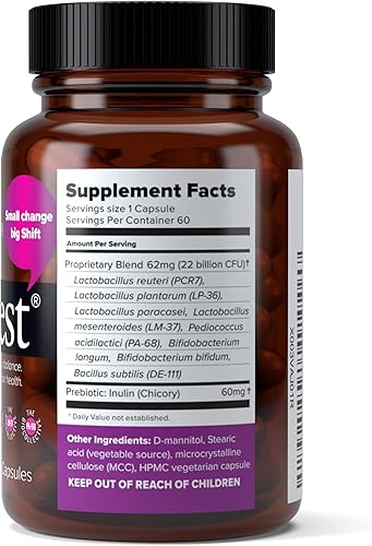 Miniatura 7 de BiotiQuest Probióticos de inmunidad ideales para equilibrar tu intestino y desarrollar resistencia del sistema inmunológico, 12 mil millones de UFC,