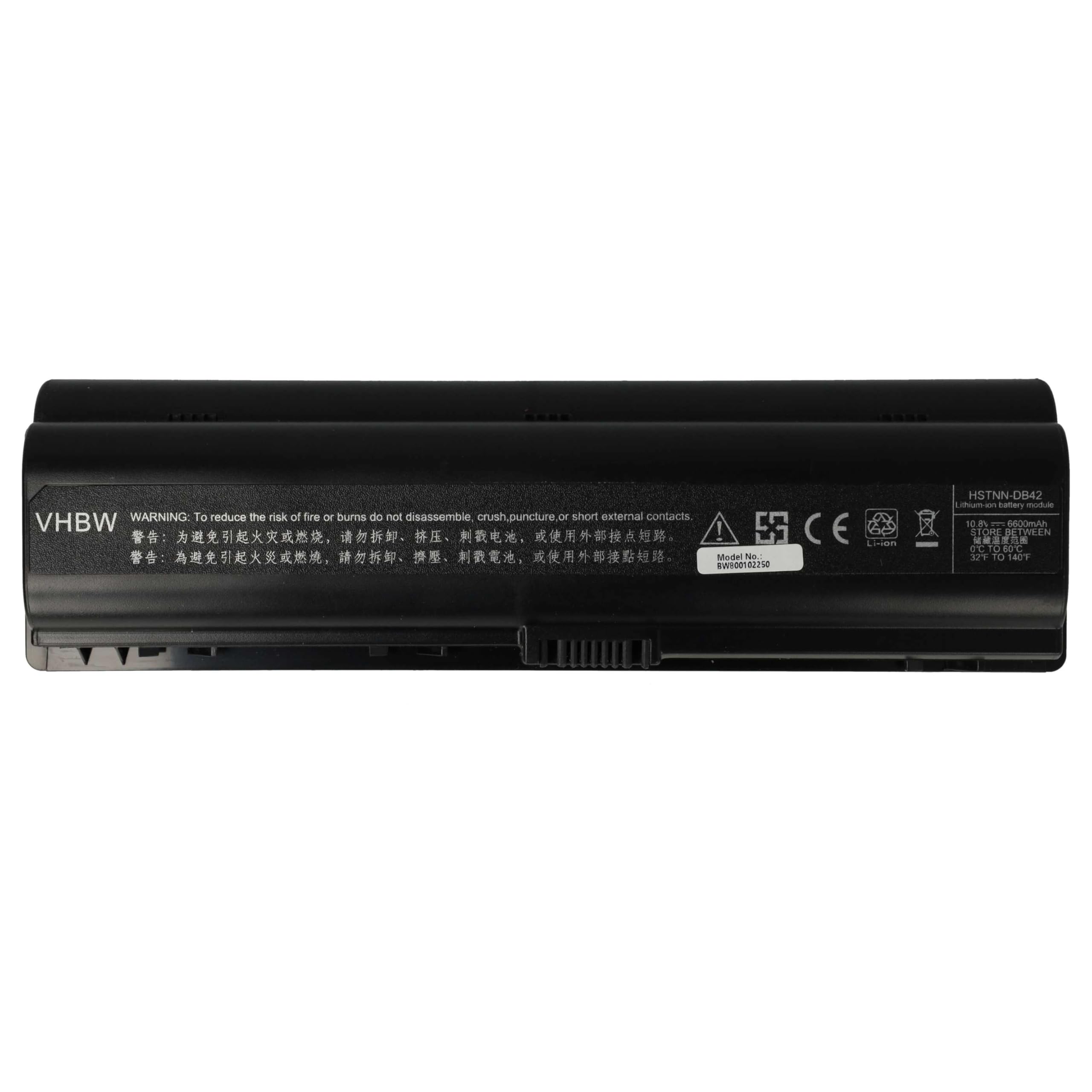 Batteria per HP Pavilion dv3009TX dv3010TX dv3007TX dv3008TX 4400mAh 10,8V