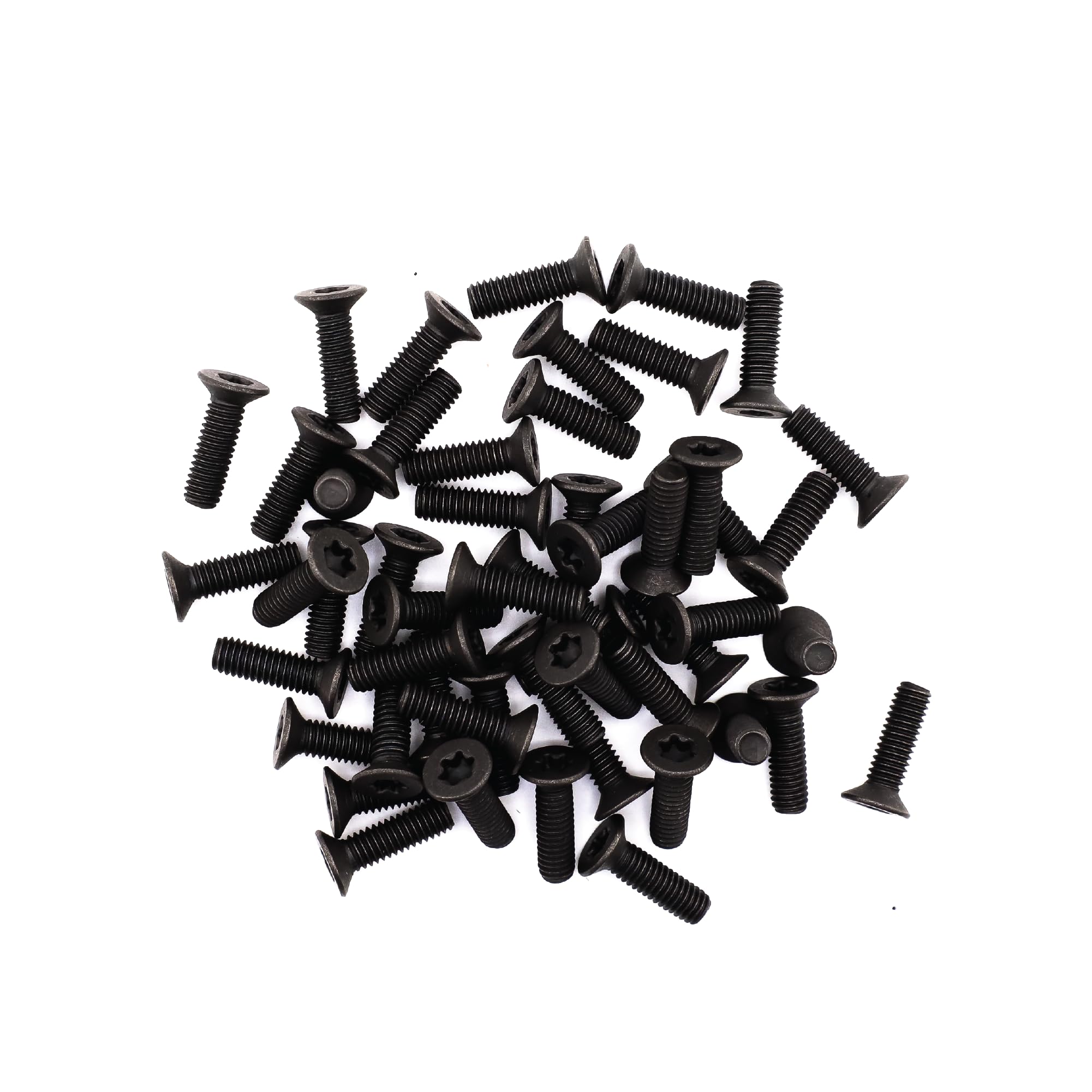 VanEssential Venture L-Track Machine Screws 304 Stainless Steel Torx Drive M6-1.0 x 20mm Black - 50pcs