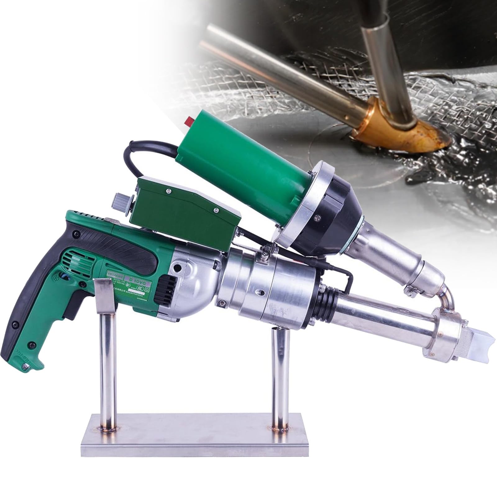 ylpddmm Hand Extrusion Welder Gun Thermal Nail Plastic Welding Machine