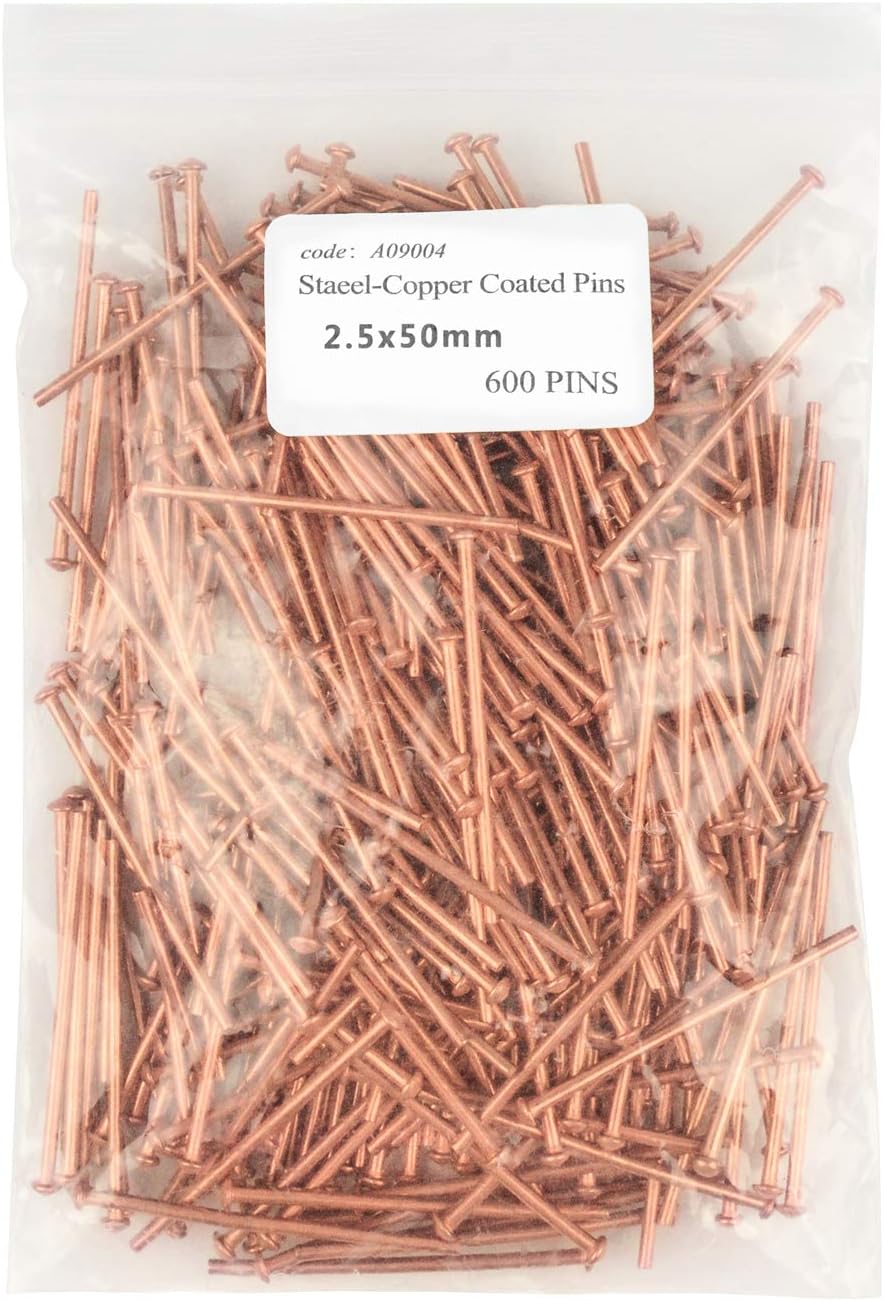 Stud Welder Pins, 600-Pack 2.5mm Auto Draw Pins for Repairing Spots